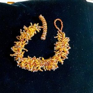 Hand beaded bracelet